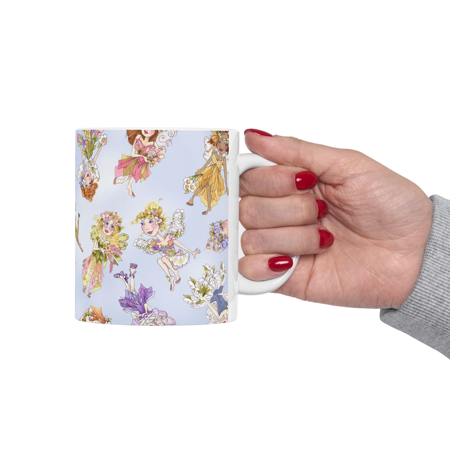Fairies Afloat Blue Cup