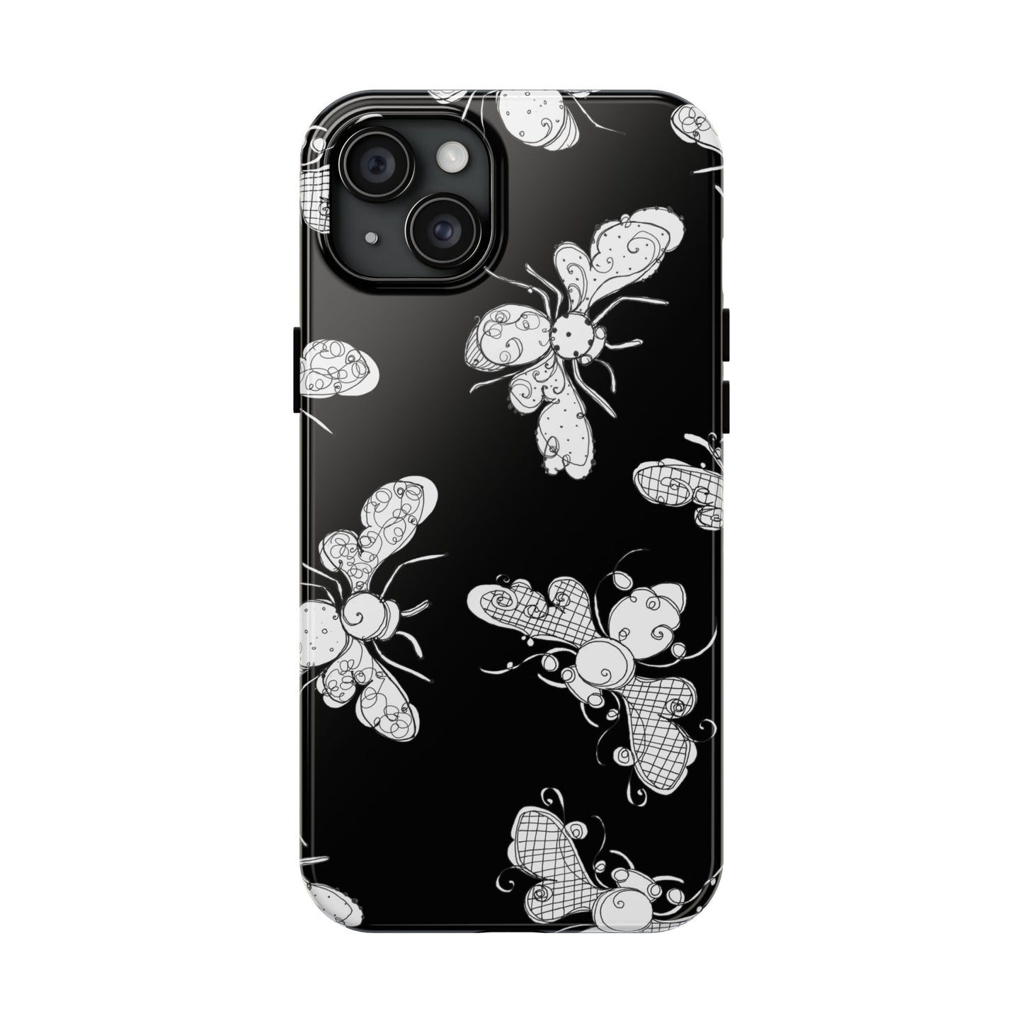 Busy Bee Black Phone Case