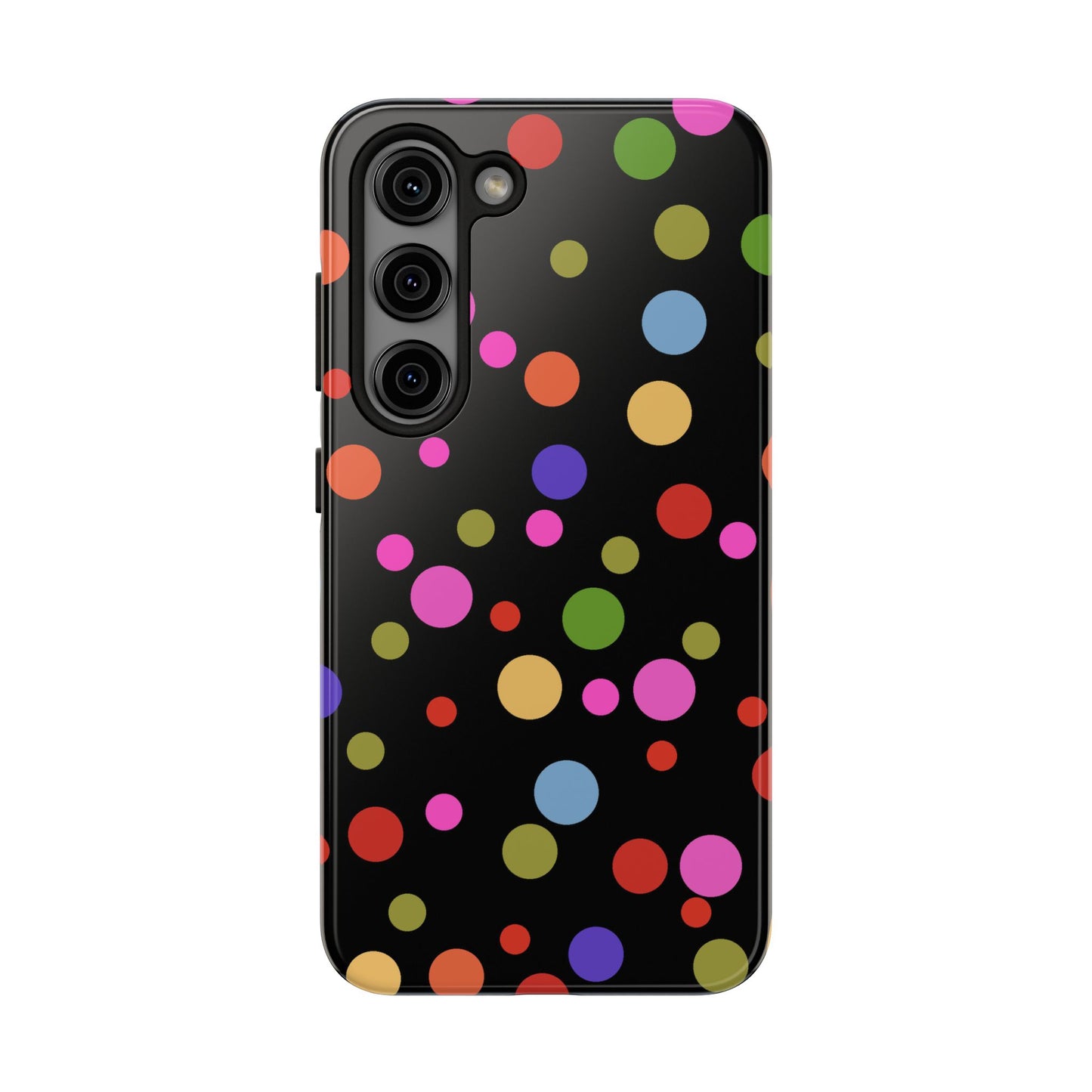 Dot Assortment Black Phone Case