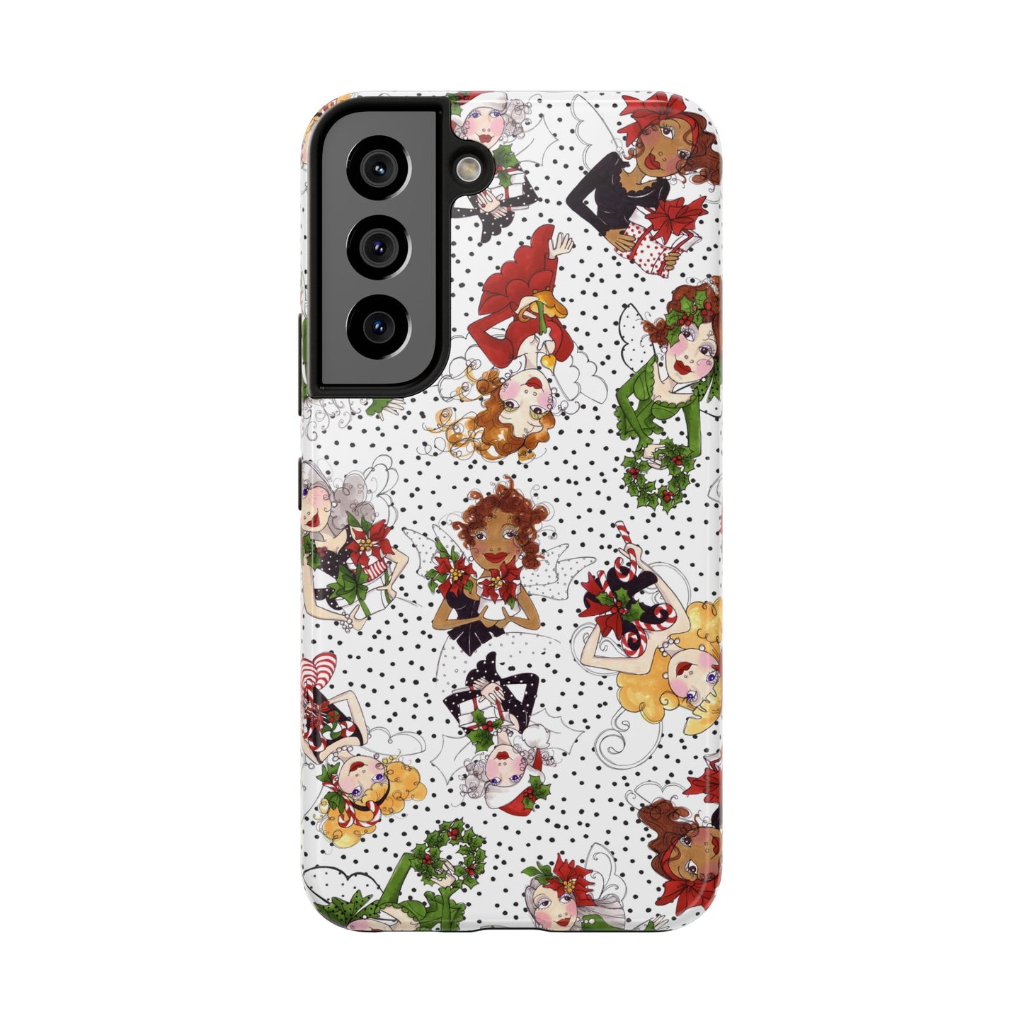 Fairy Toss White / Black Phone Case