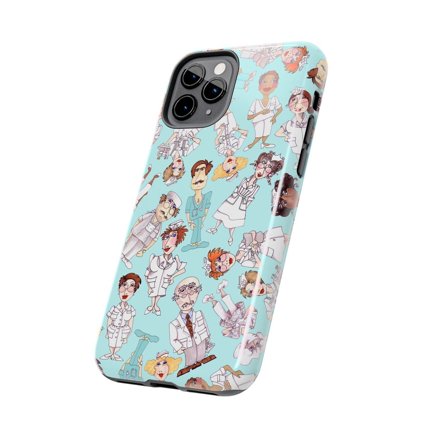 Happy Staff Aqua Phone Case