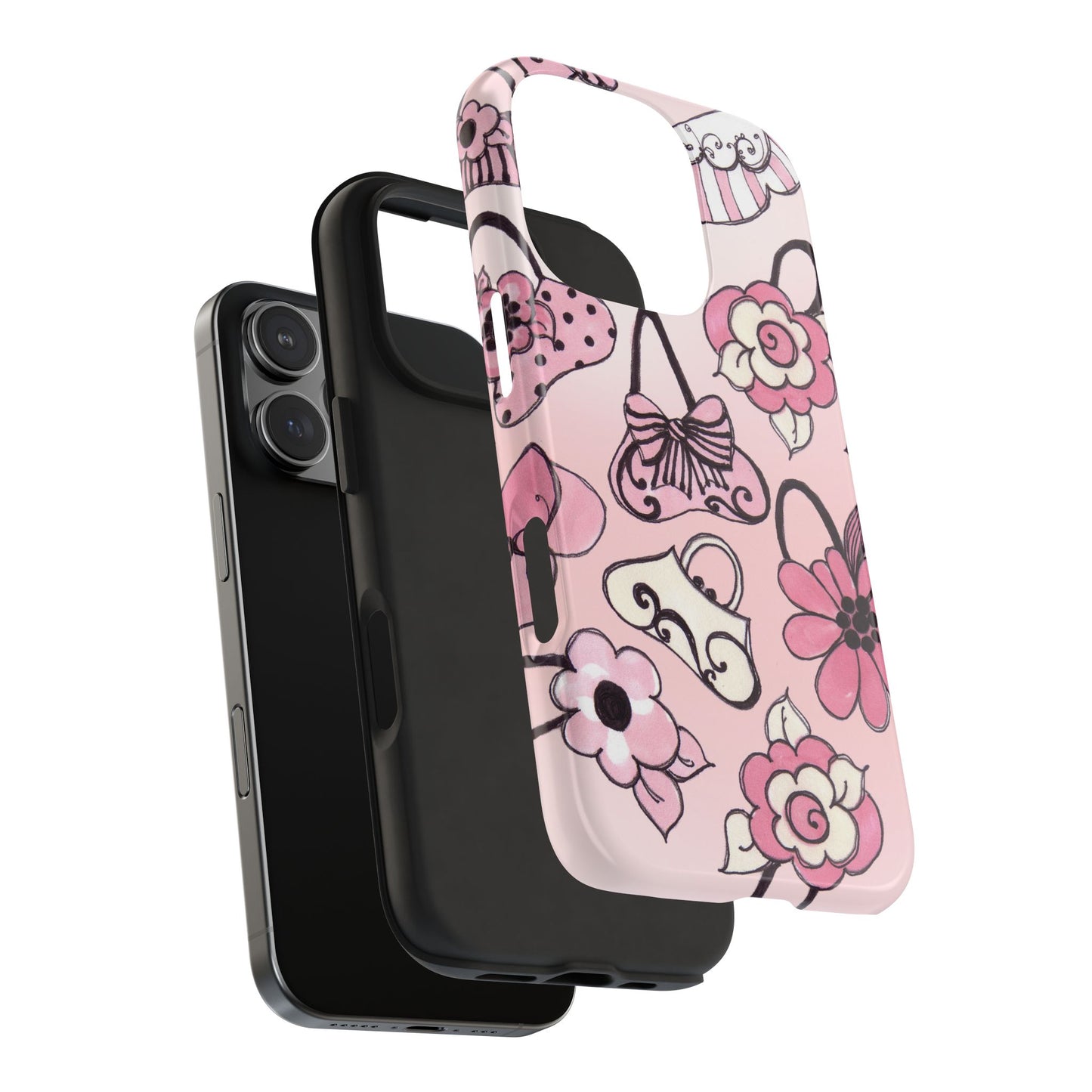 Cat Bags Pink Phone Case
