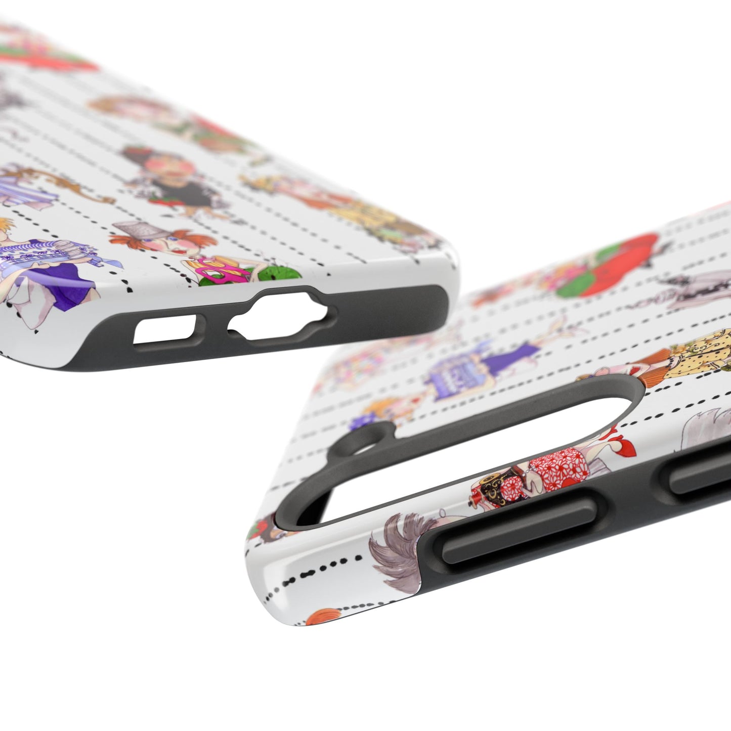 Sewphisticates White / Black Stripe Phone Case