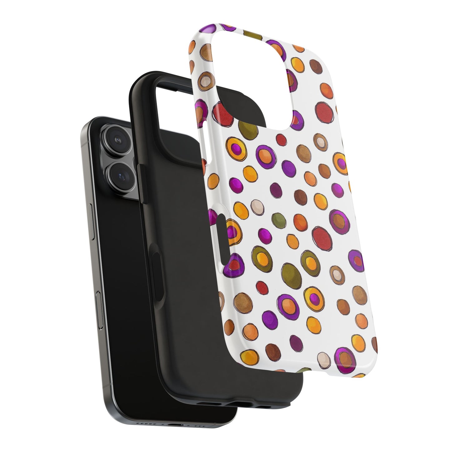 Sesame Dot White Phone Case
