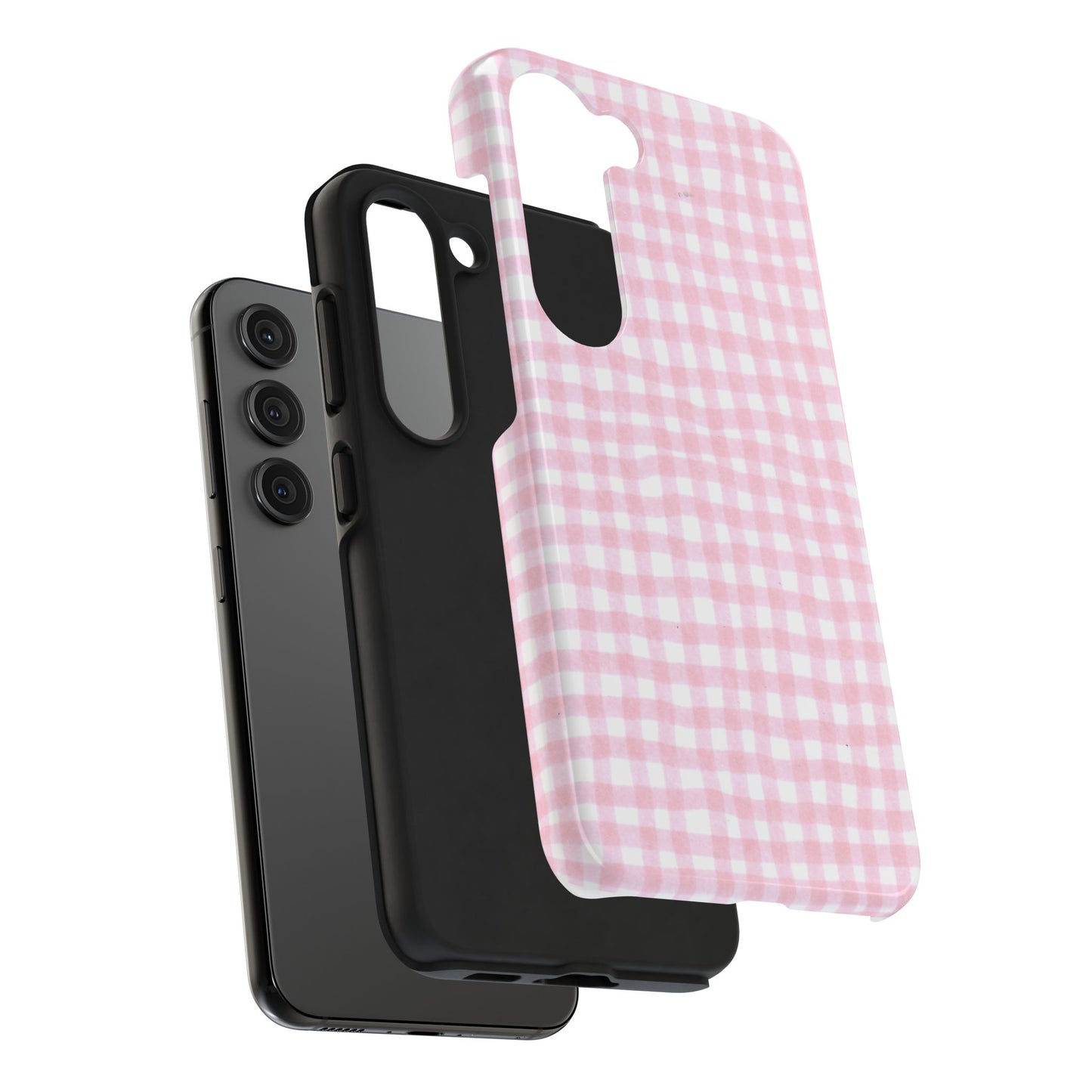 Wonky Chipper Check Pink Phone Case