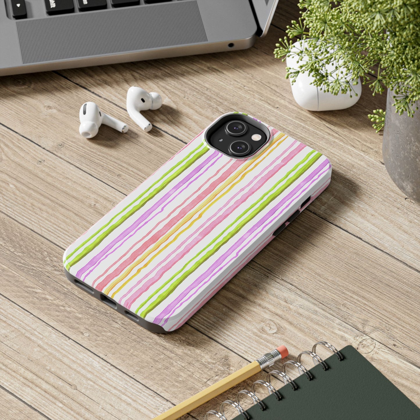 Cupcake Stripe Phone Case