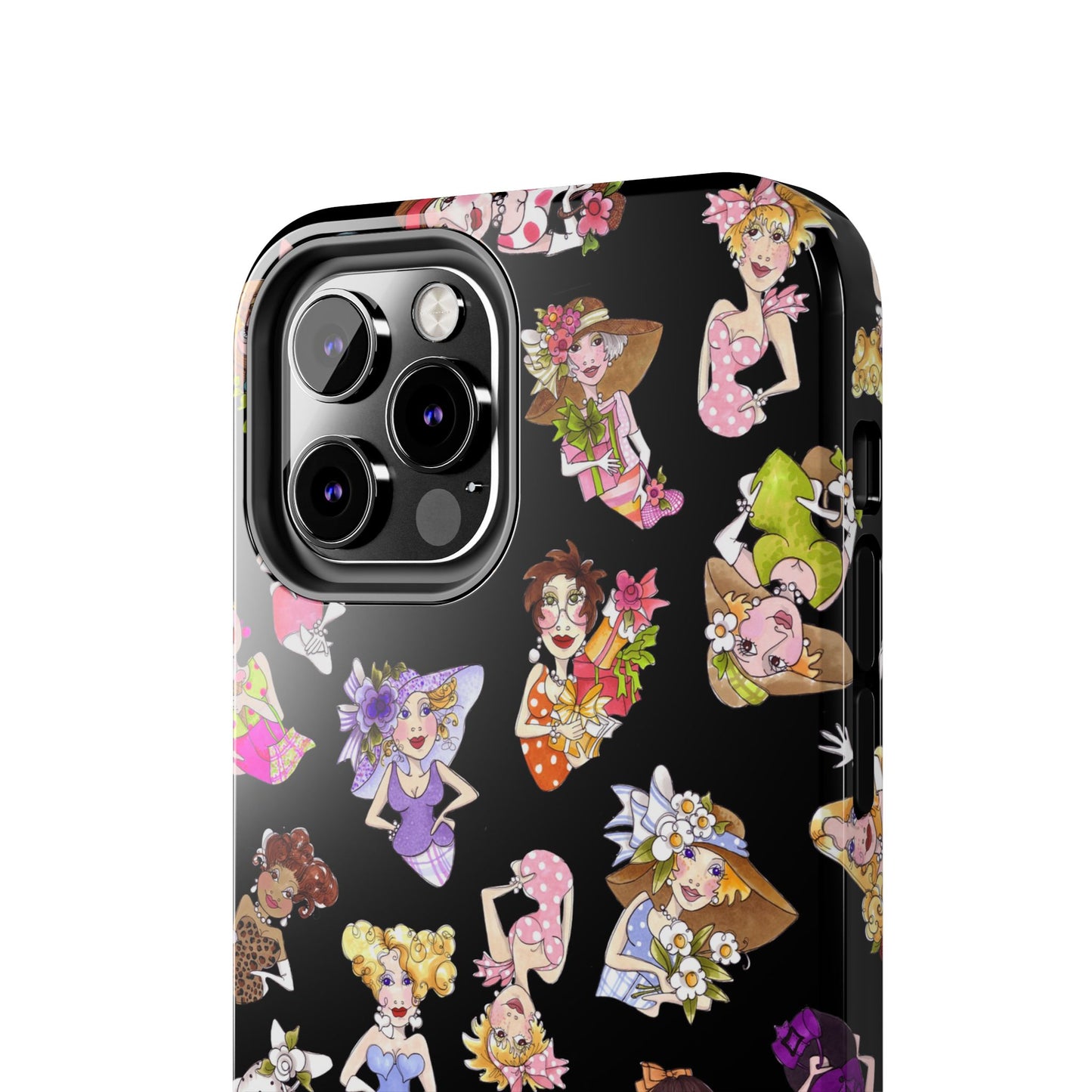 Fast Women Tossed Black Phone Case