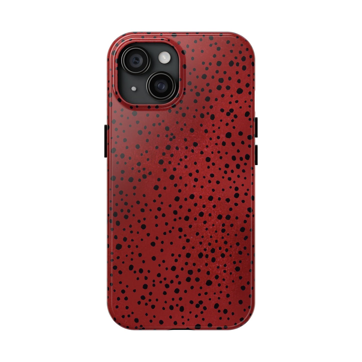 Pepper Dots Red / Black Phone Case