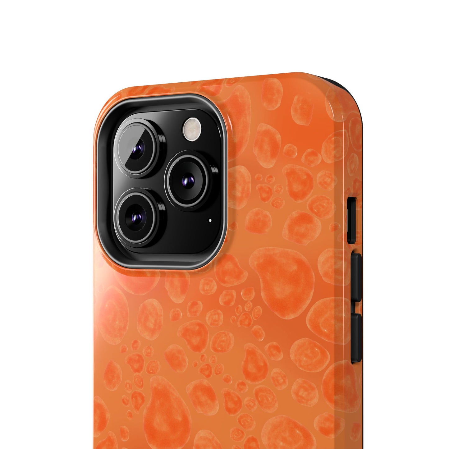 Paw Dots Orange Phone Case