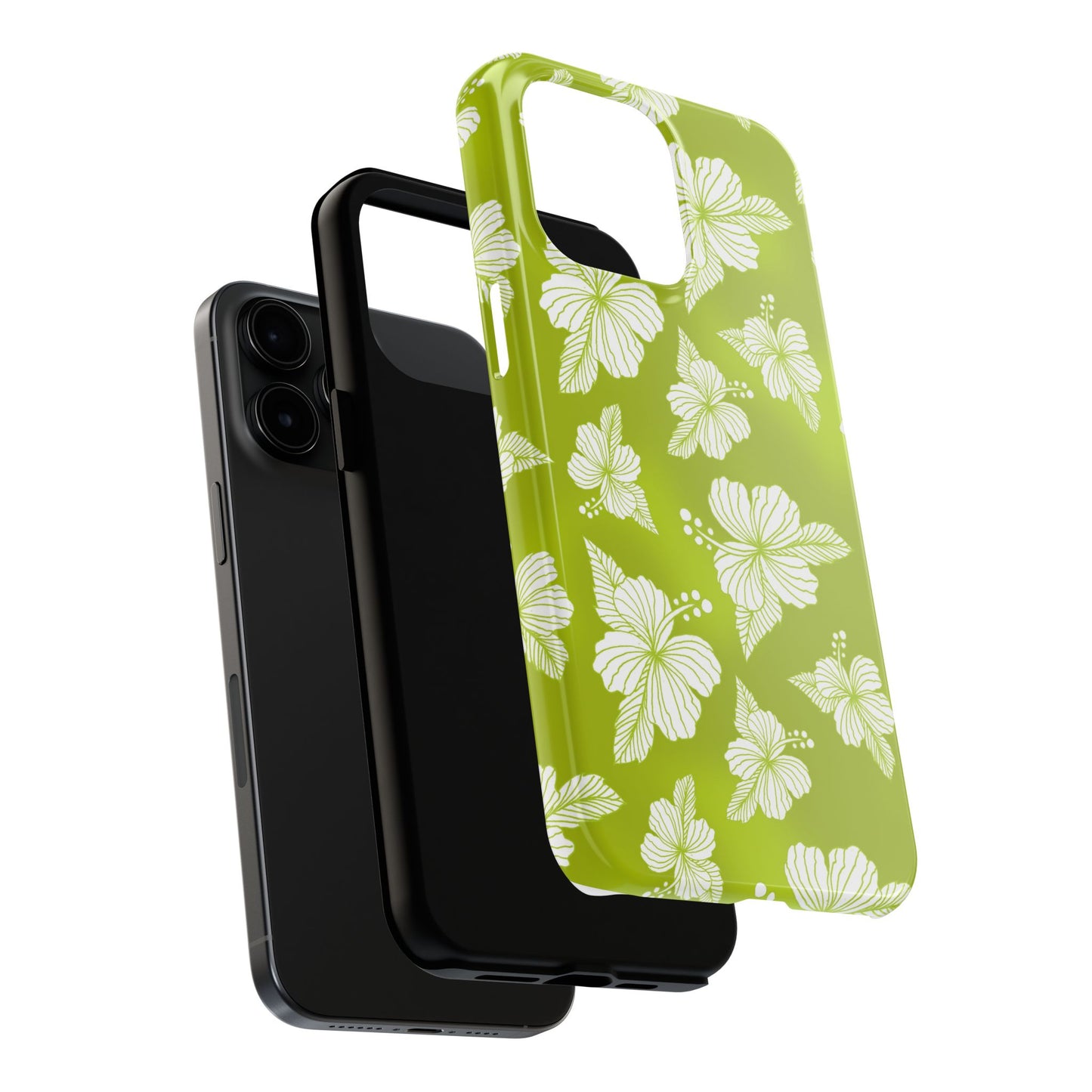 Hibiscus Green Phone Case