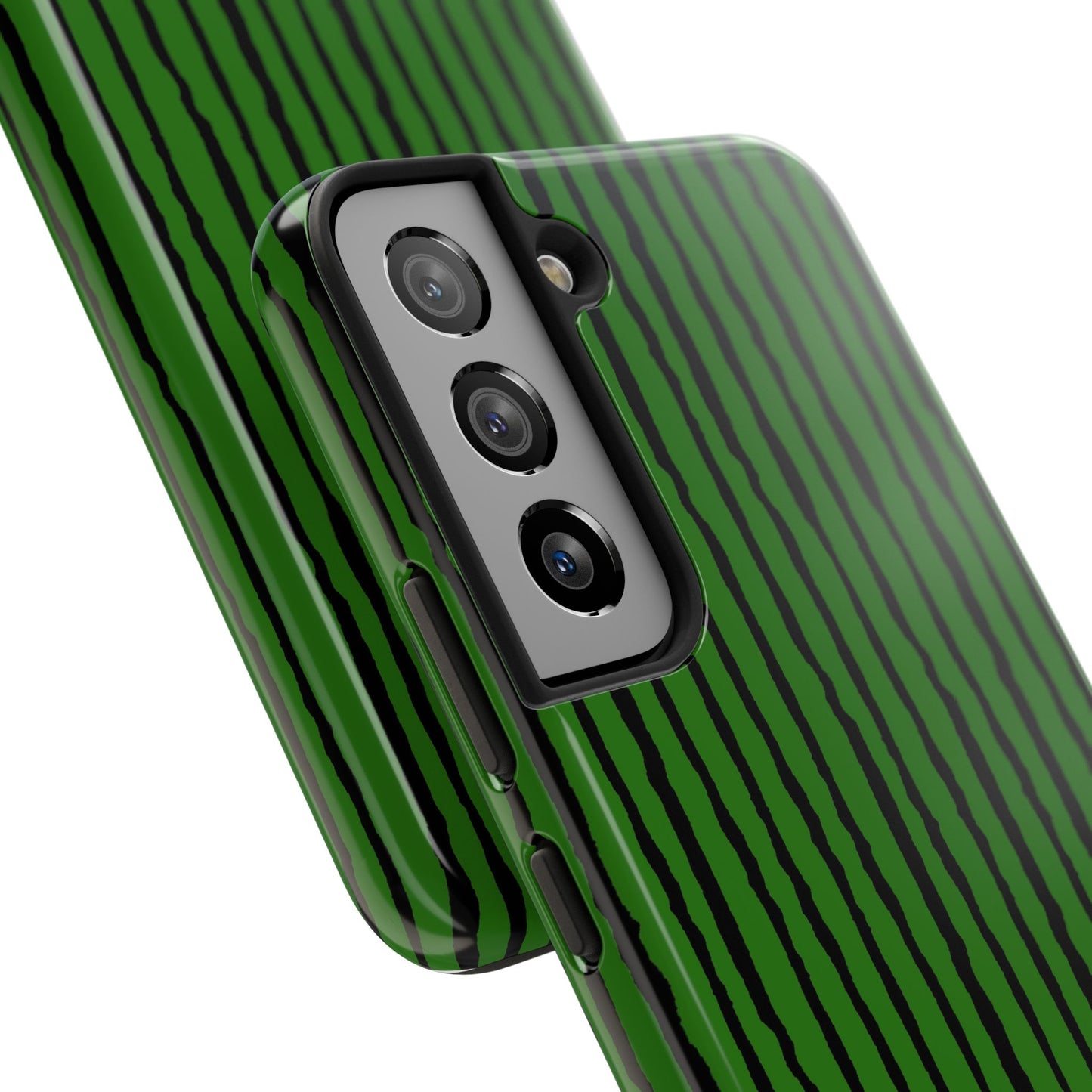 Sorta Stripe Green / Black Phone Case