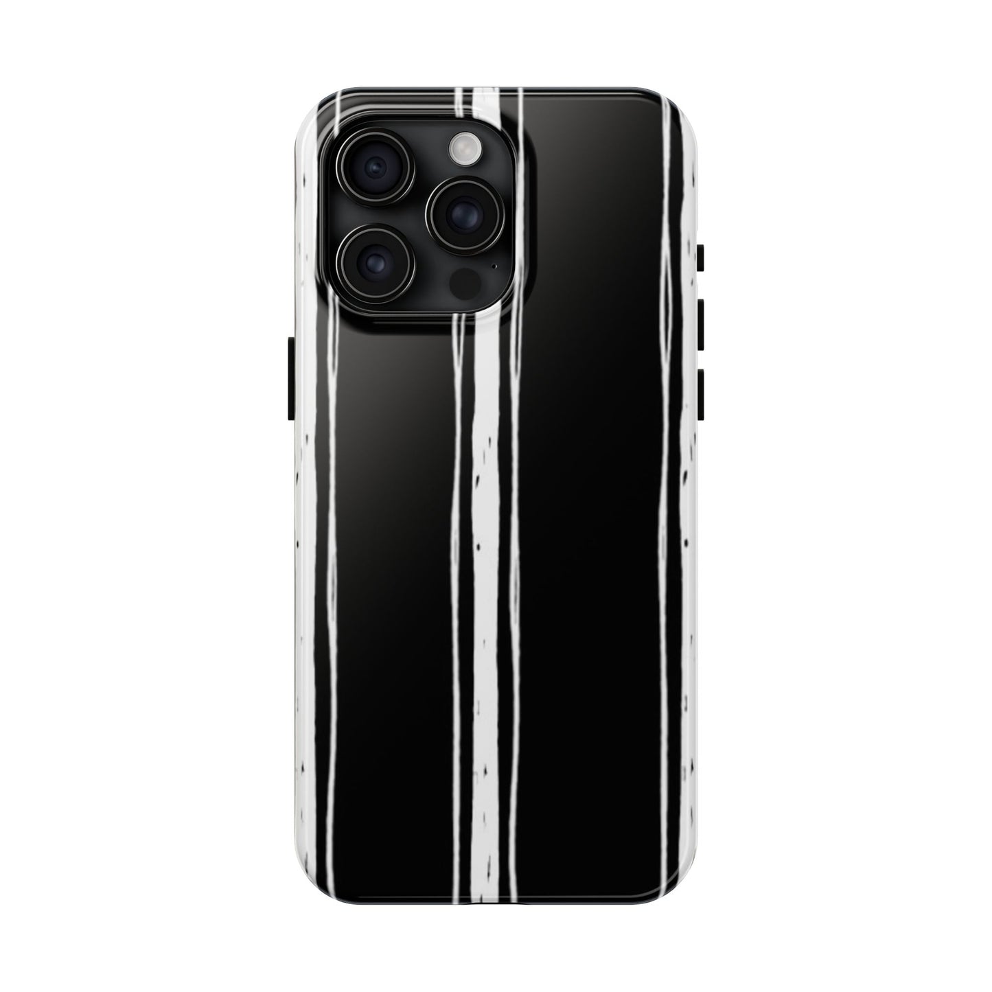Black / White Stripe Phone Case