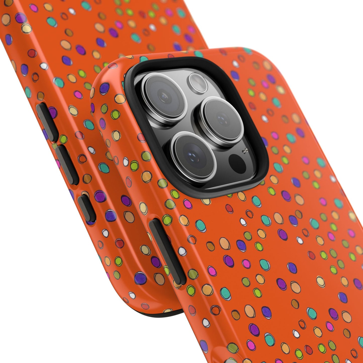 Dog Dots Orange Phone Case