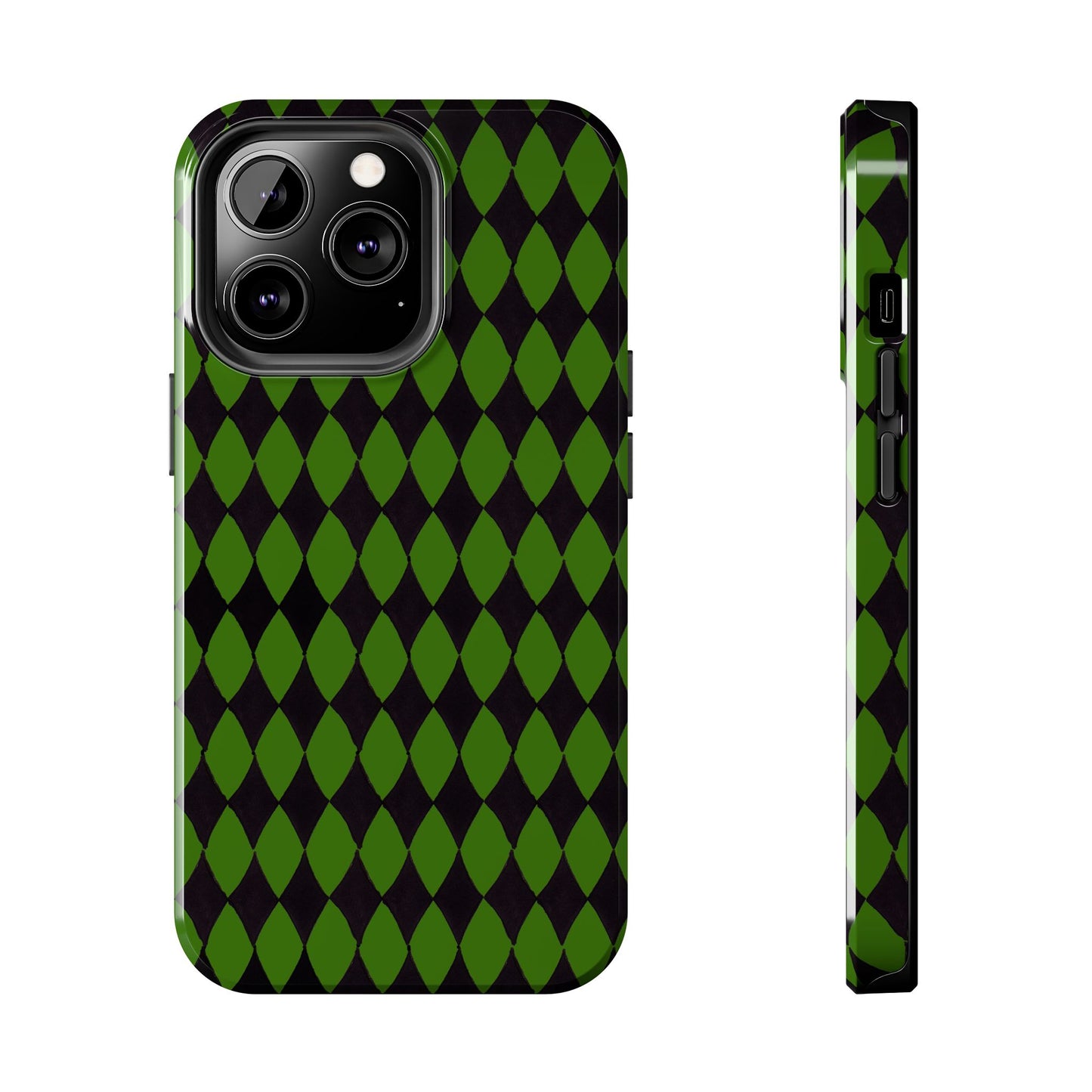 Diamond Green / Black Phone Case