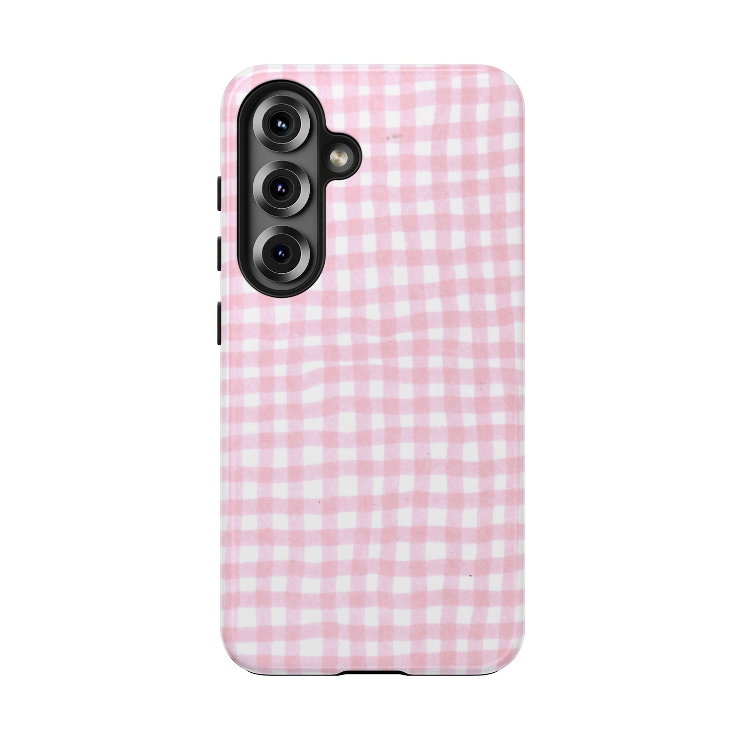 Wonky Chipper Check Pink Phone Case