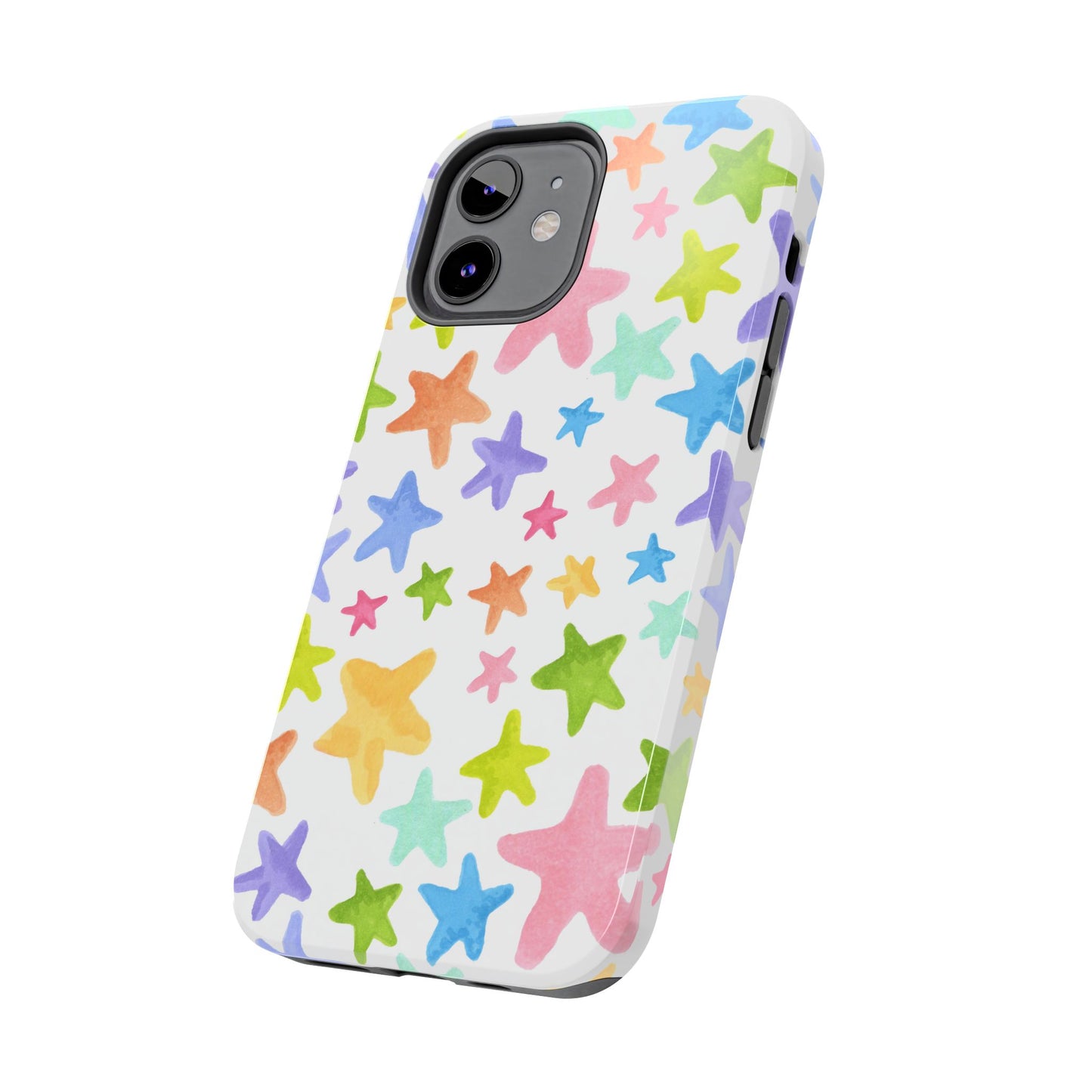 Happy Stars White Phone Case