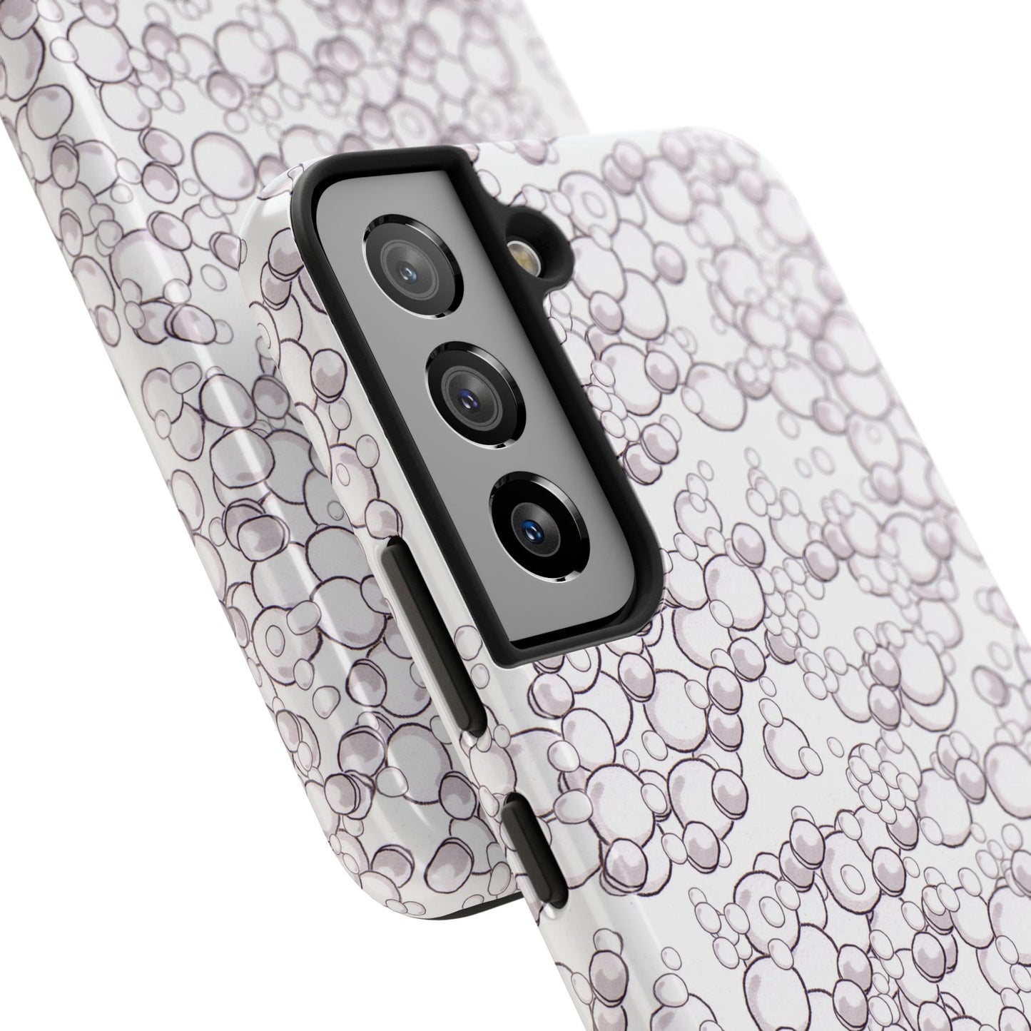 Bubble Dots White Phone Case