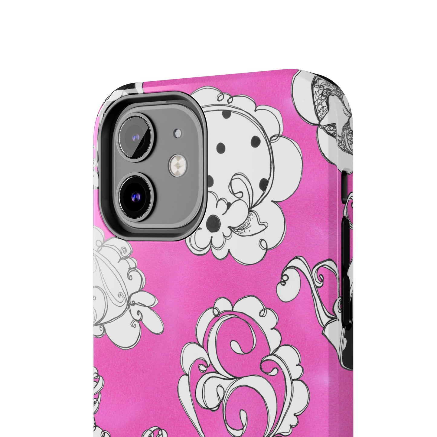 Bistro Chairs Pink Phone Case