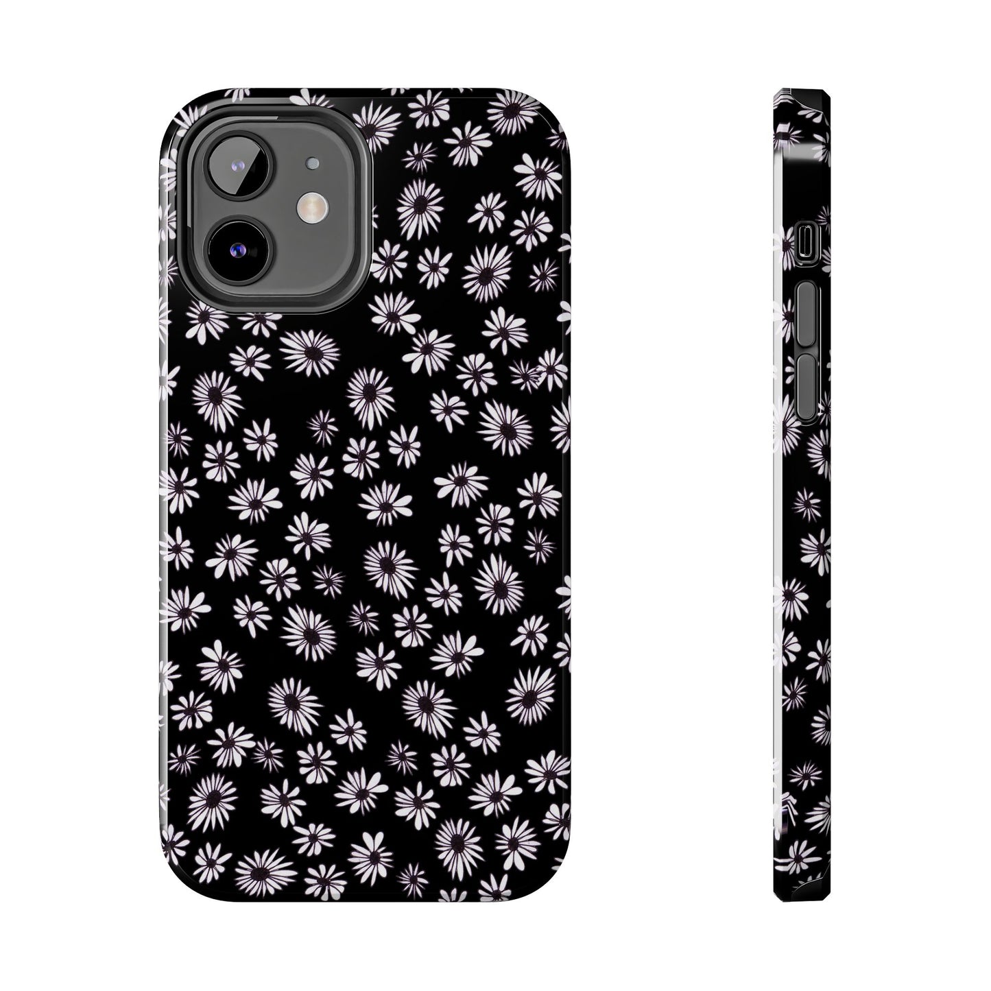 Random Daisy Black / White Phone Case