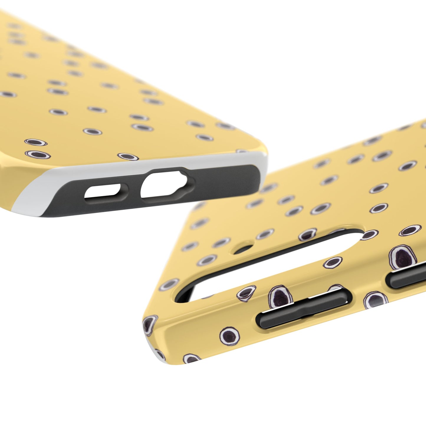 Halo Dots Yellow Phone Case