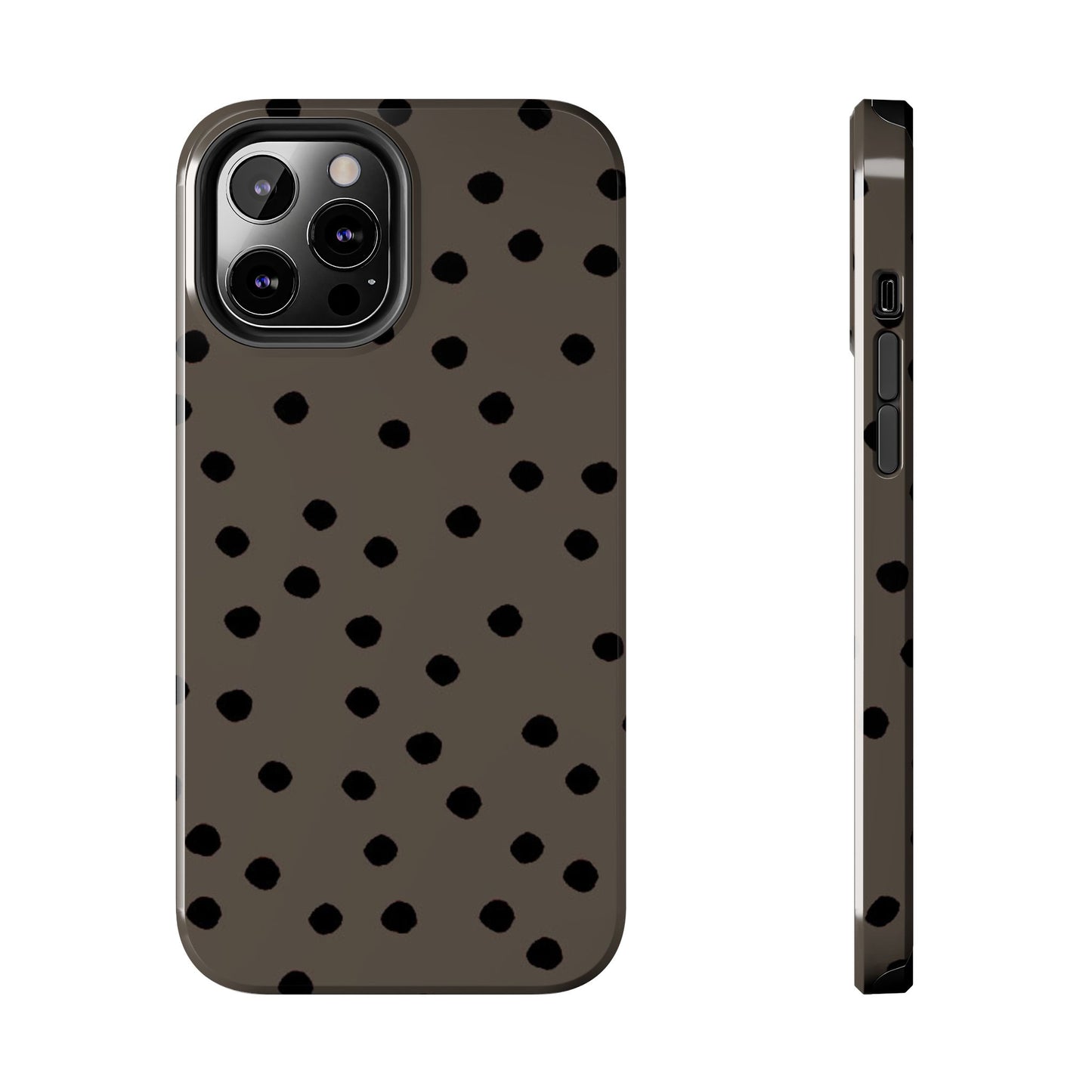 Dinky Dots Toast / Black Phone Case