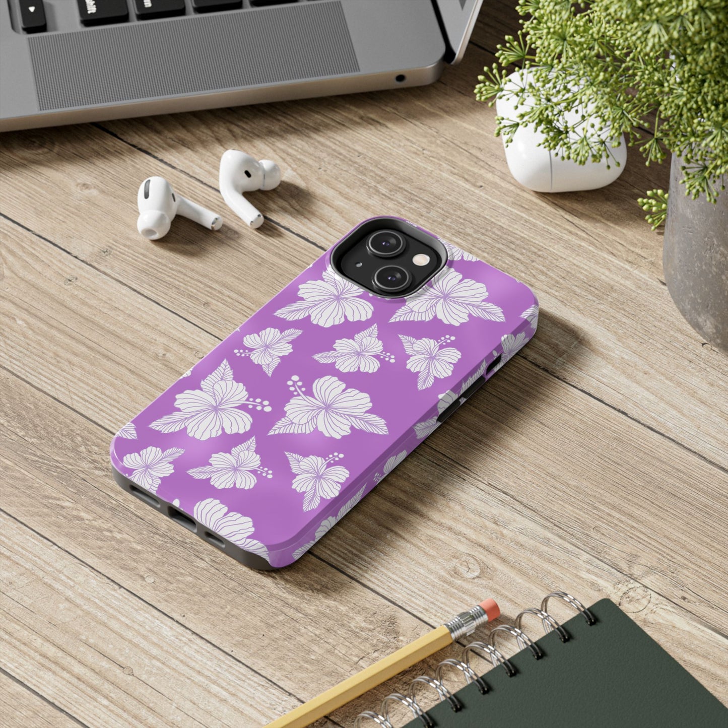 Hibiscus Lilac Phone Case
