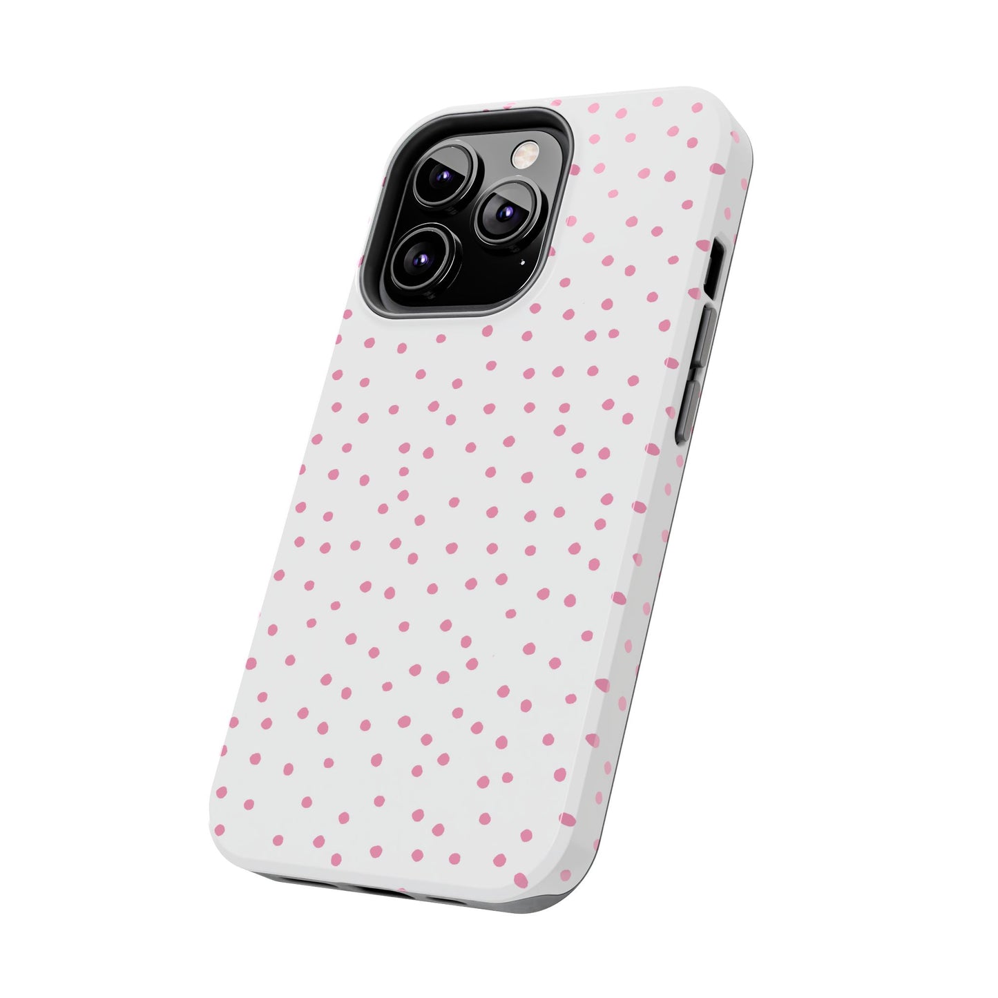 Dinky Dots White / Pink Phone Case