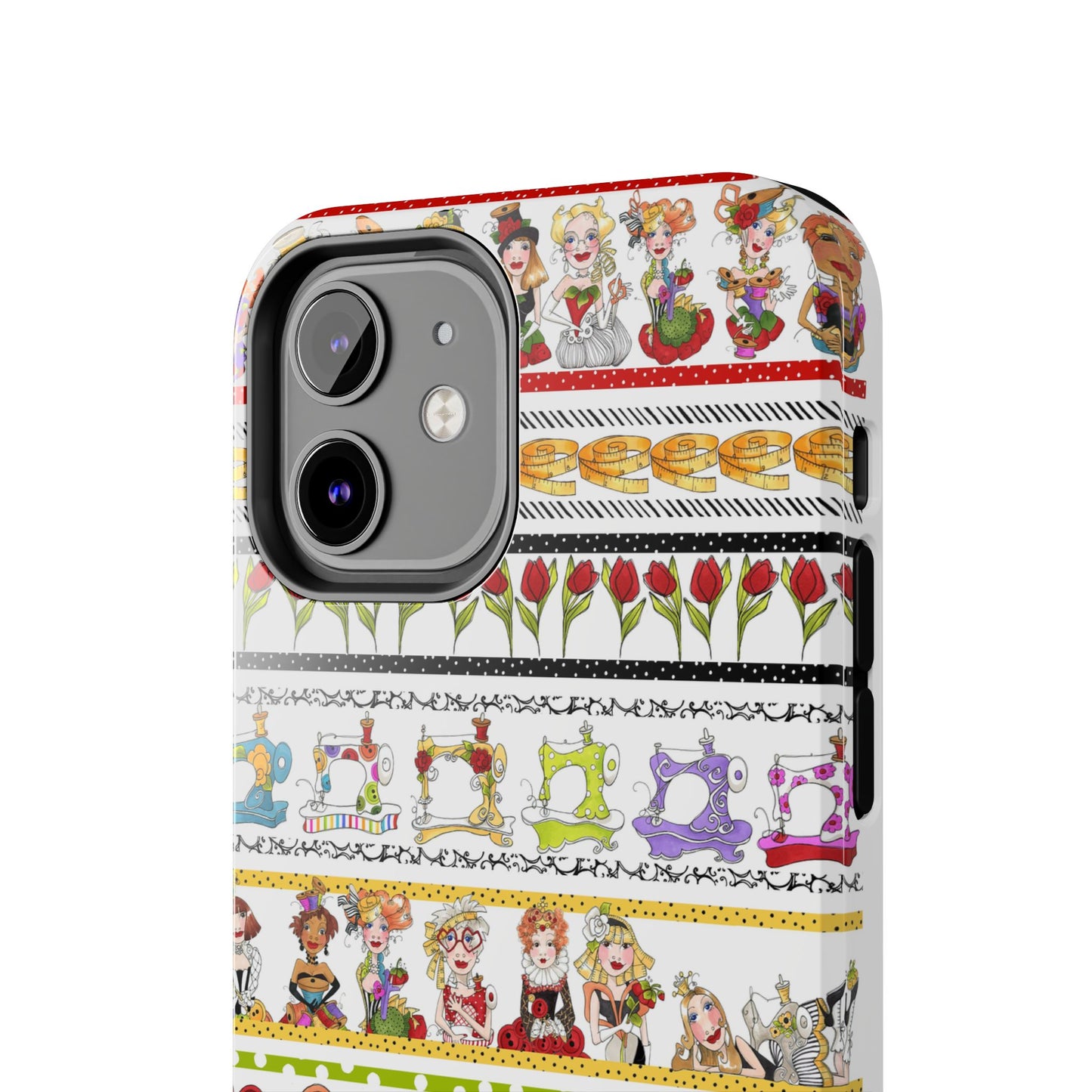 Curious Border White Phone Case