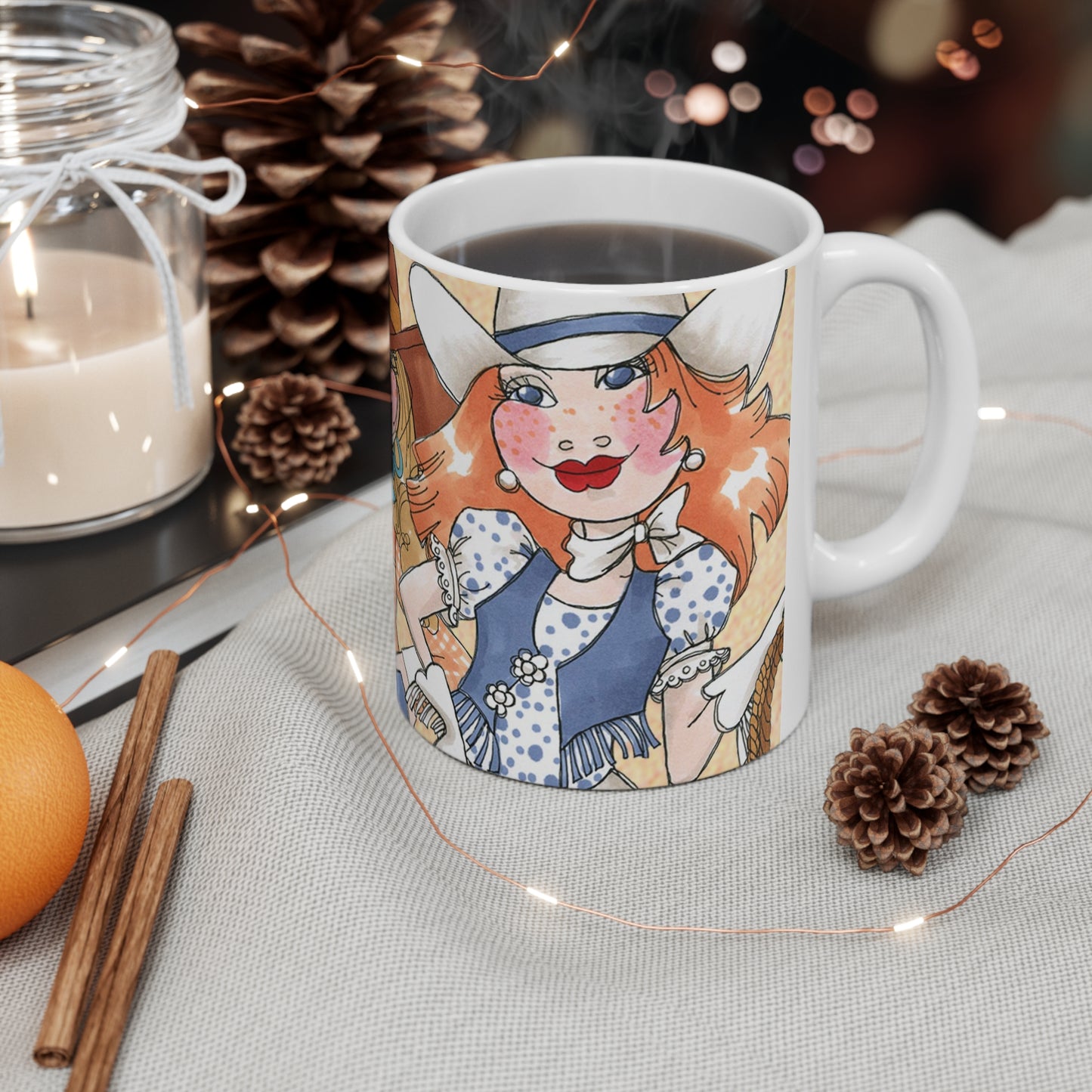 Cowgirls in the Sunset Mug