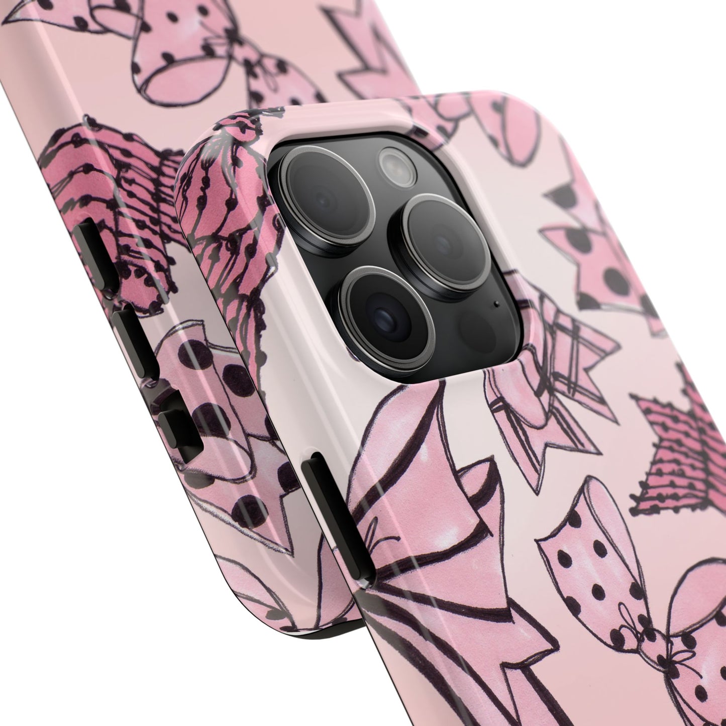 Cat Bows Pink Phone Case