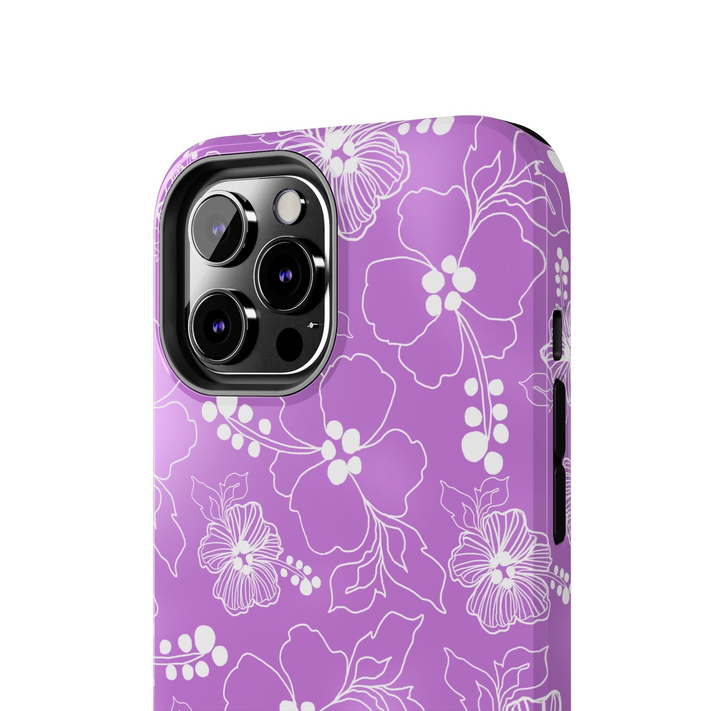 Lacey Hibiscus Orchid Phone Case