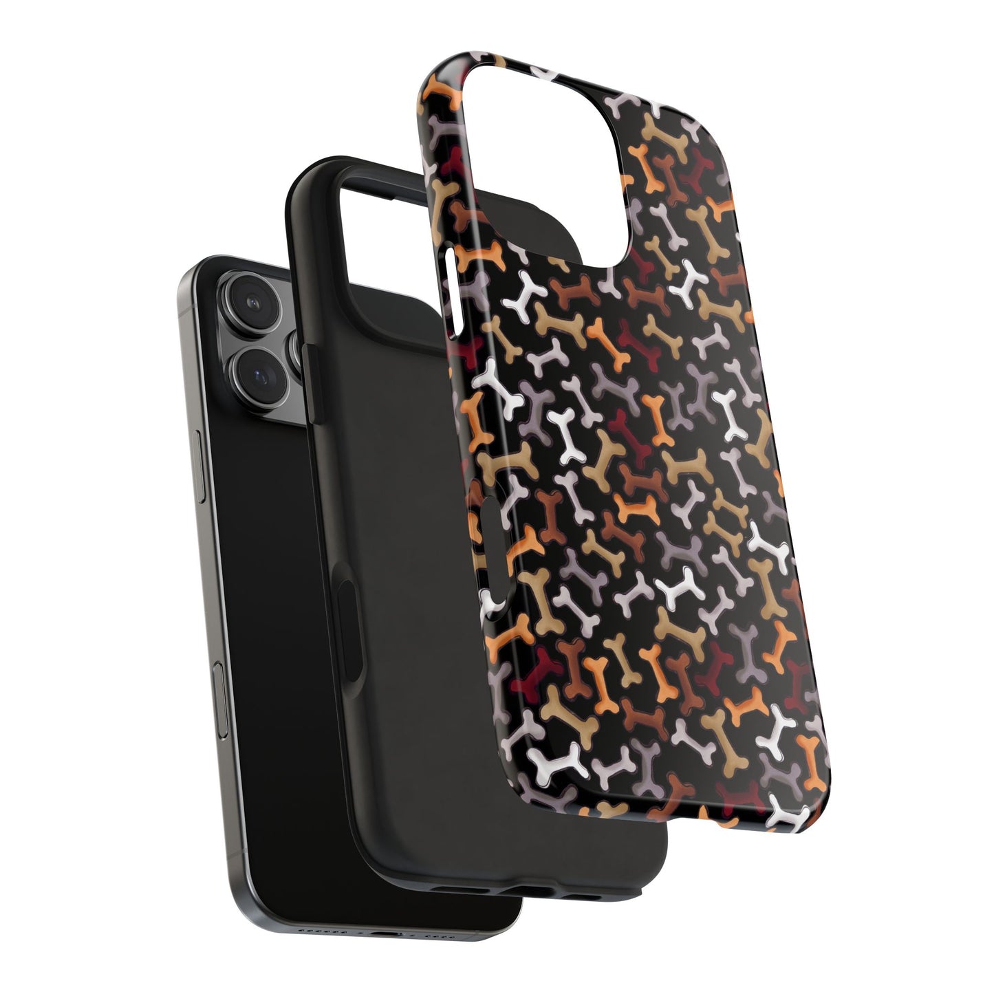 Dog Bones Black Phone Case