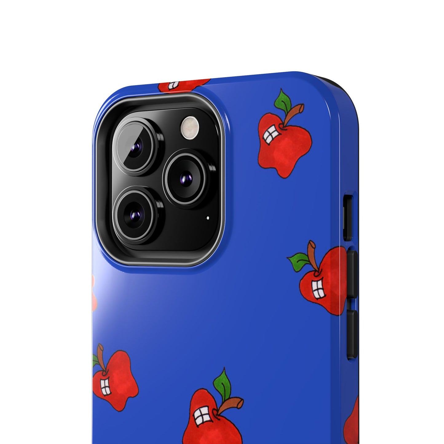 Flying Apples Blue Phone Case