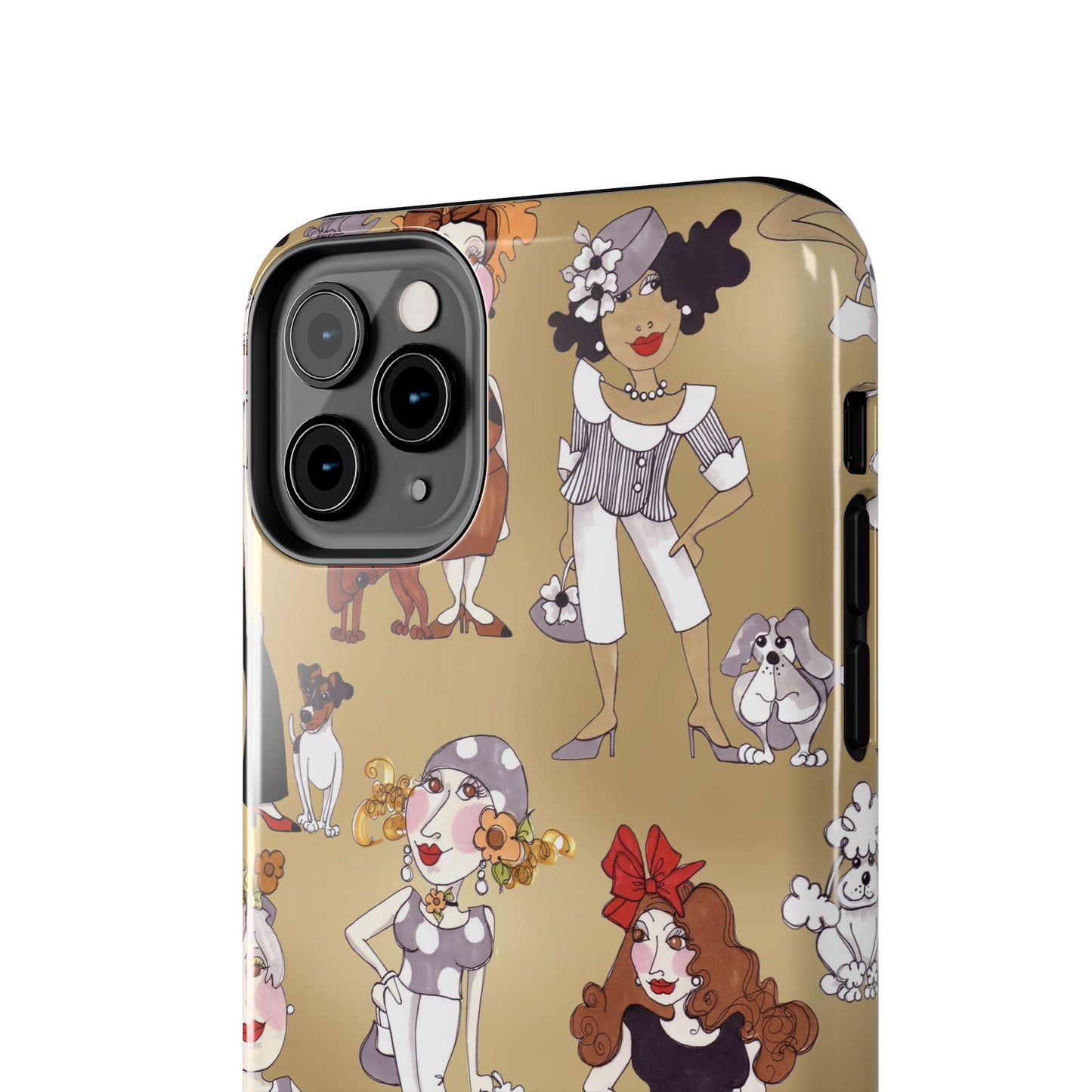 Dog Ladies Tan Phone Case