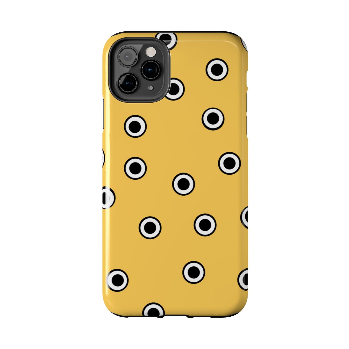 CD Dots Yellow / Black Phone Case