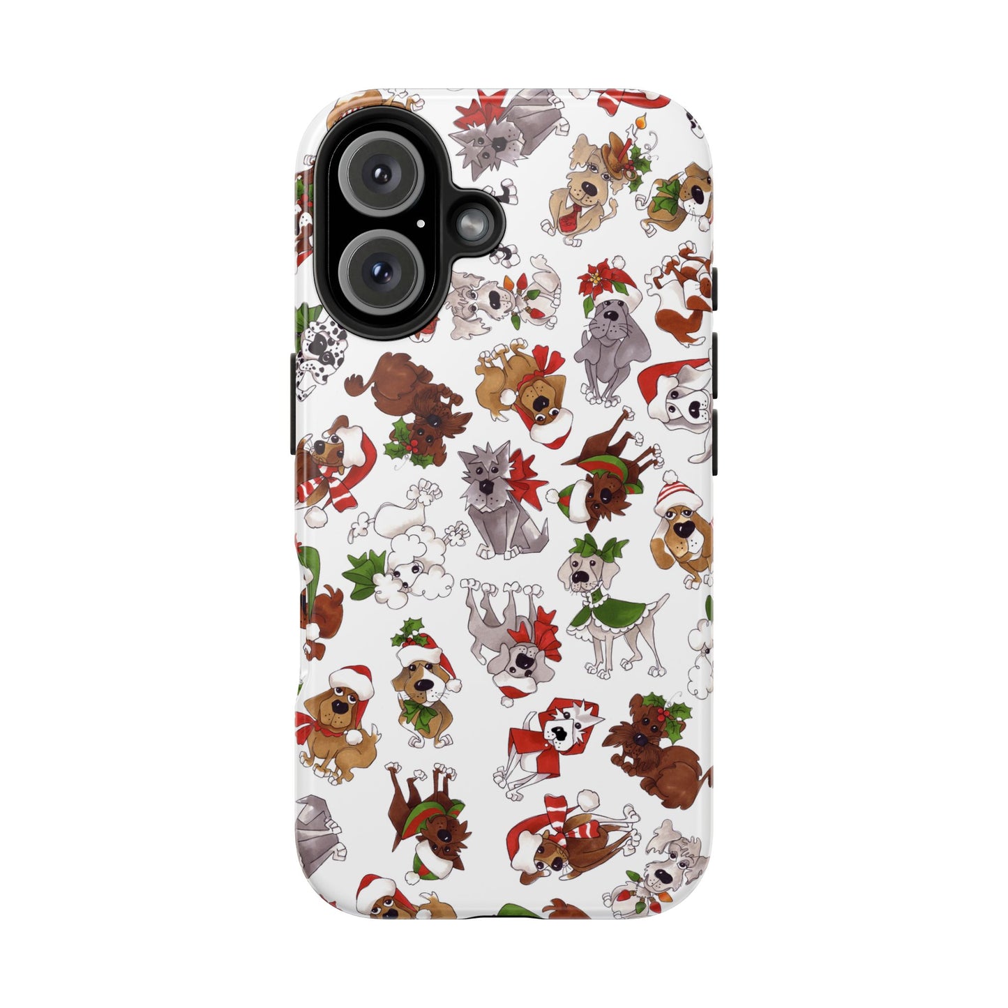 Doggie Toss White Phone Case