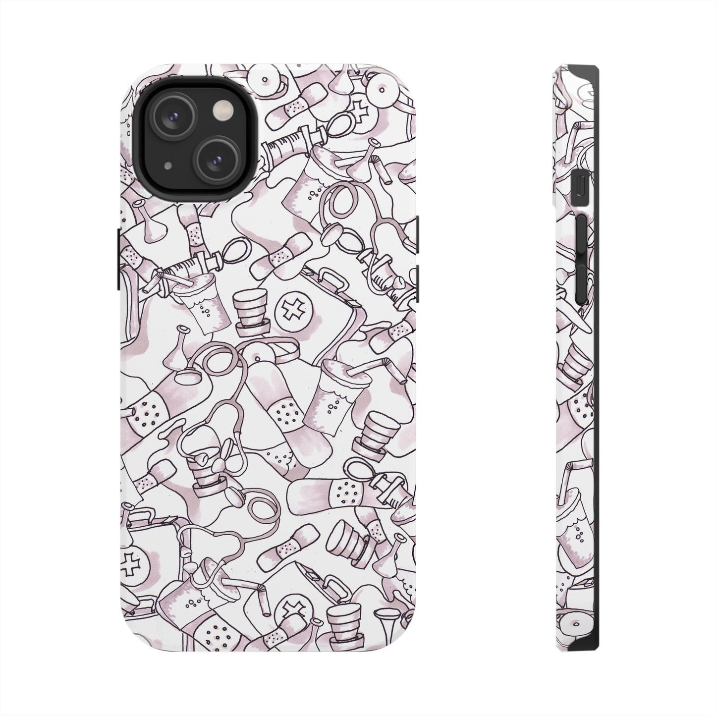 Med Stuff White Phone Case