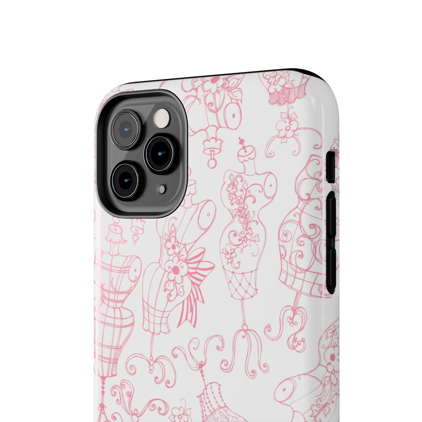 Mannequinique White / Pink Phone Case