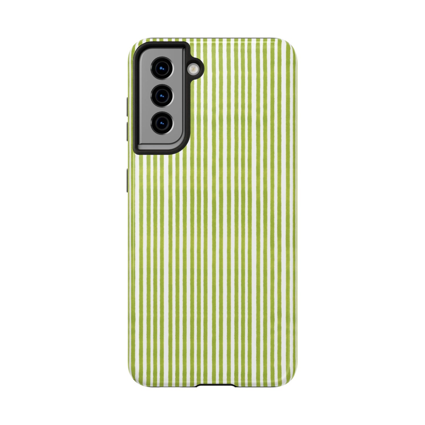 Lazy Stripe Lime Phone Case