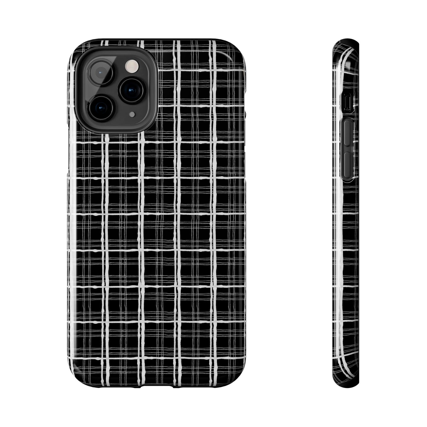 Sophistiplaid Black / White Phone Case