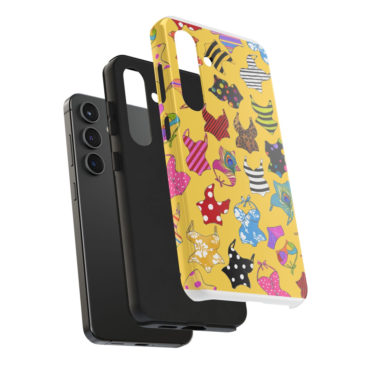 Assorted Suits Yellow Phone Case