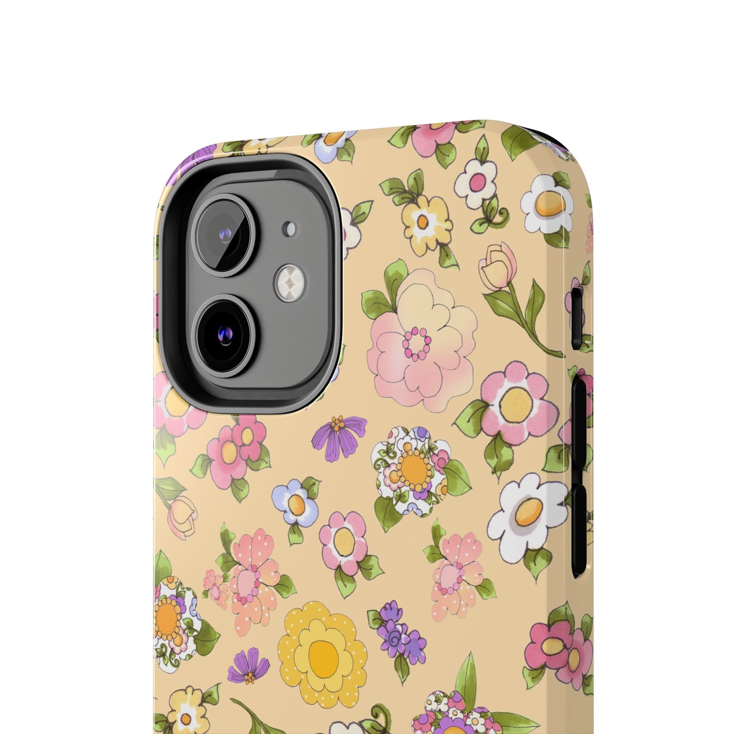 Flowery Yellow Phone Case