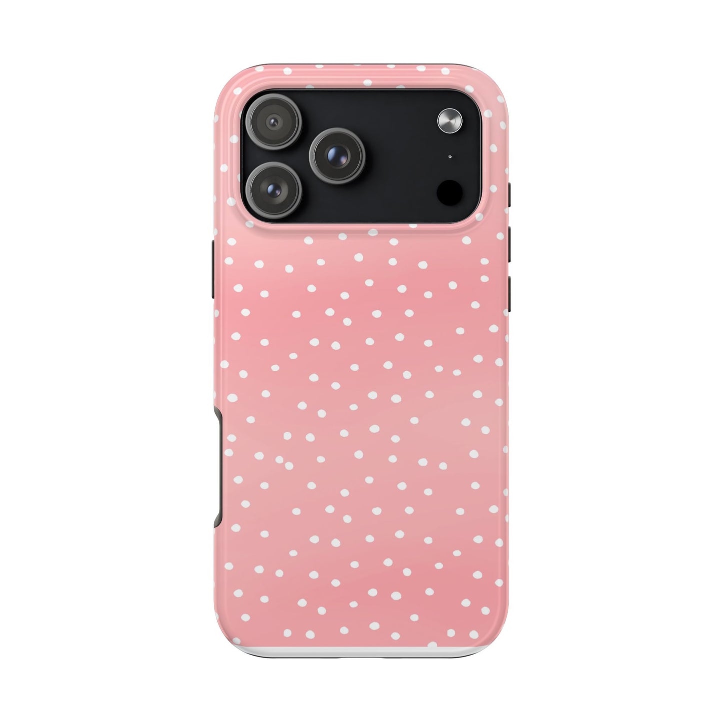 Dinky Dots Coral / White Phone Case