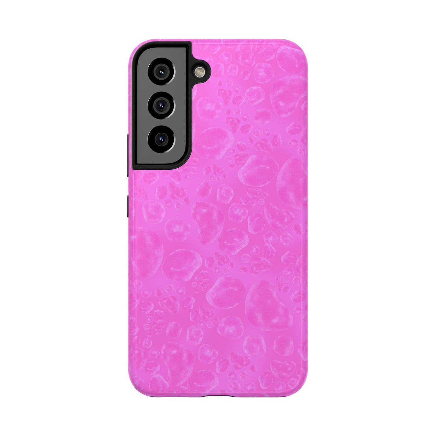 Paw Dots Cerise Phone Case