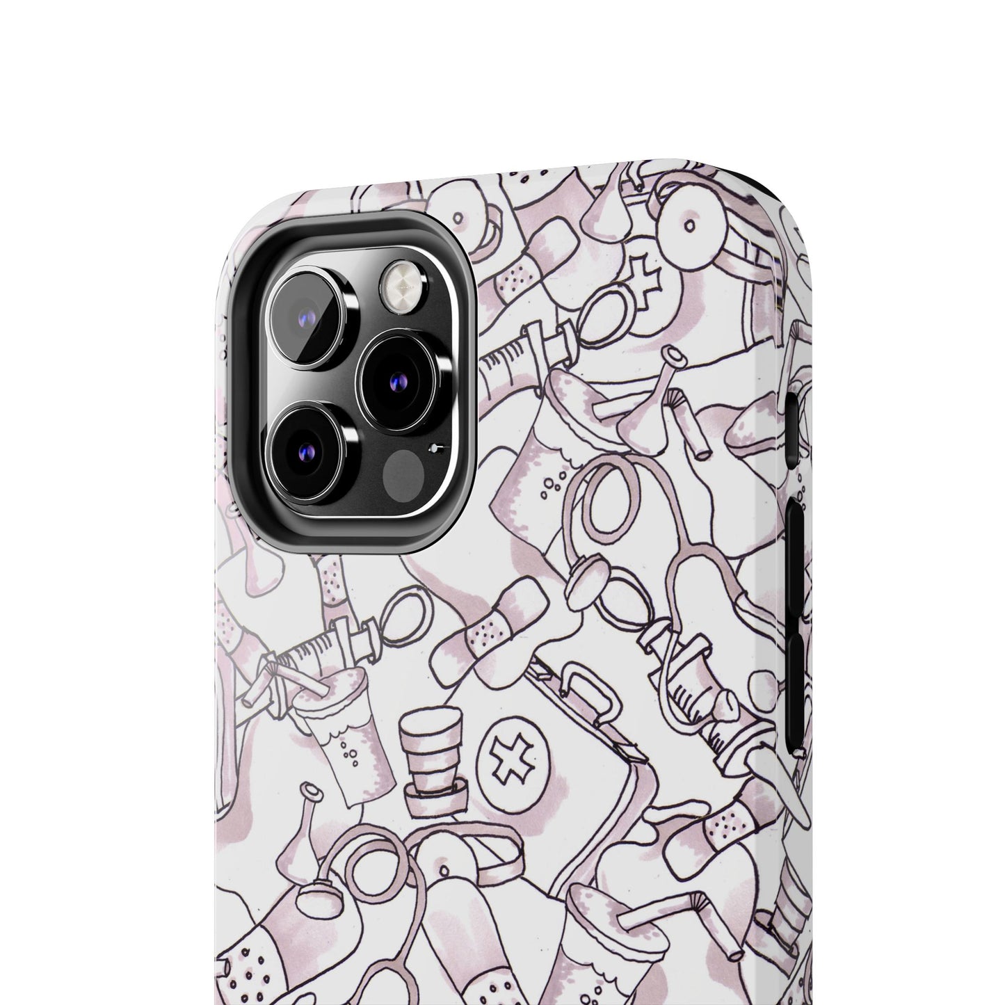 Med Stuff White Phone Case