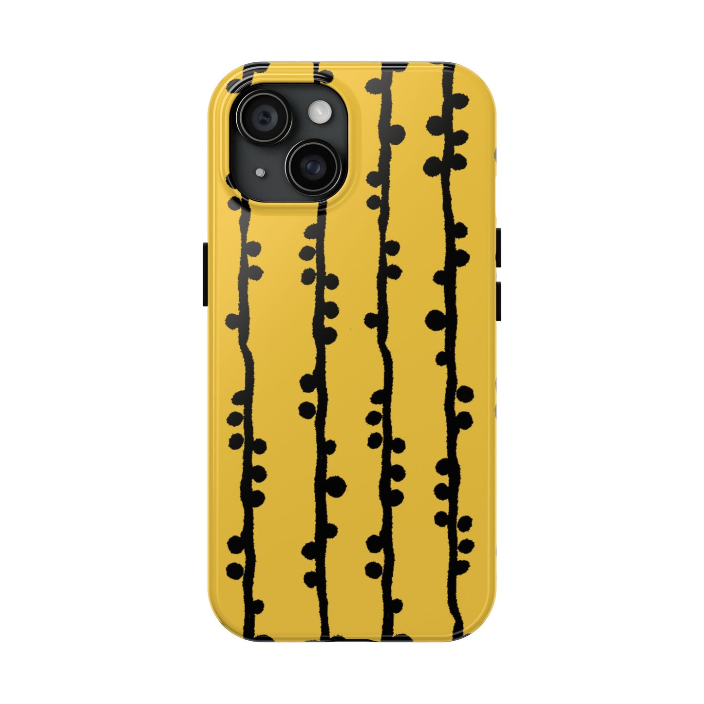 Loopy Stripe Yellow Phone Case