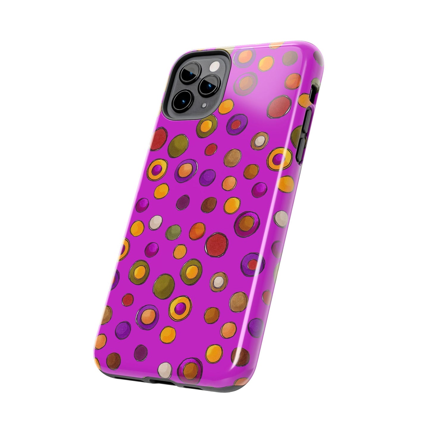 Double Dot Fuchsia Phone Case