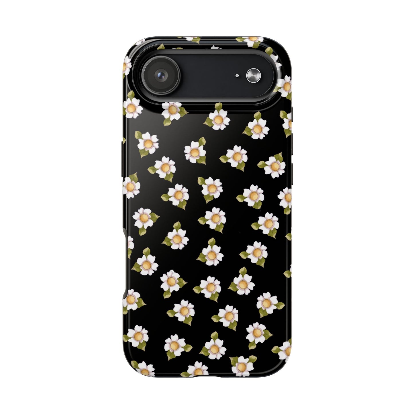 Daisies Black Phone Case