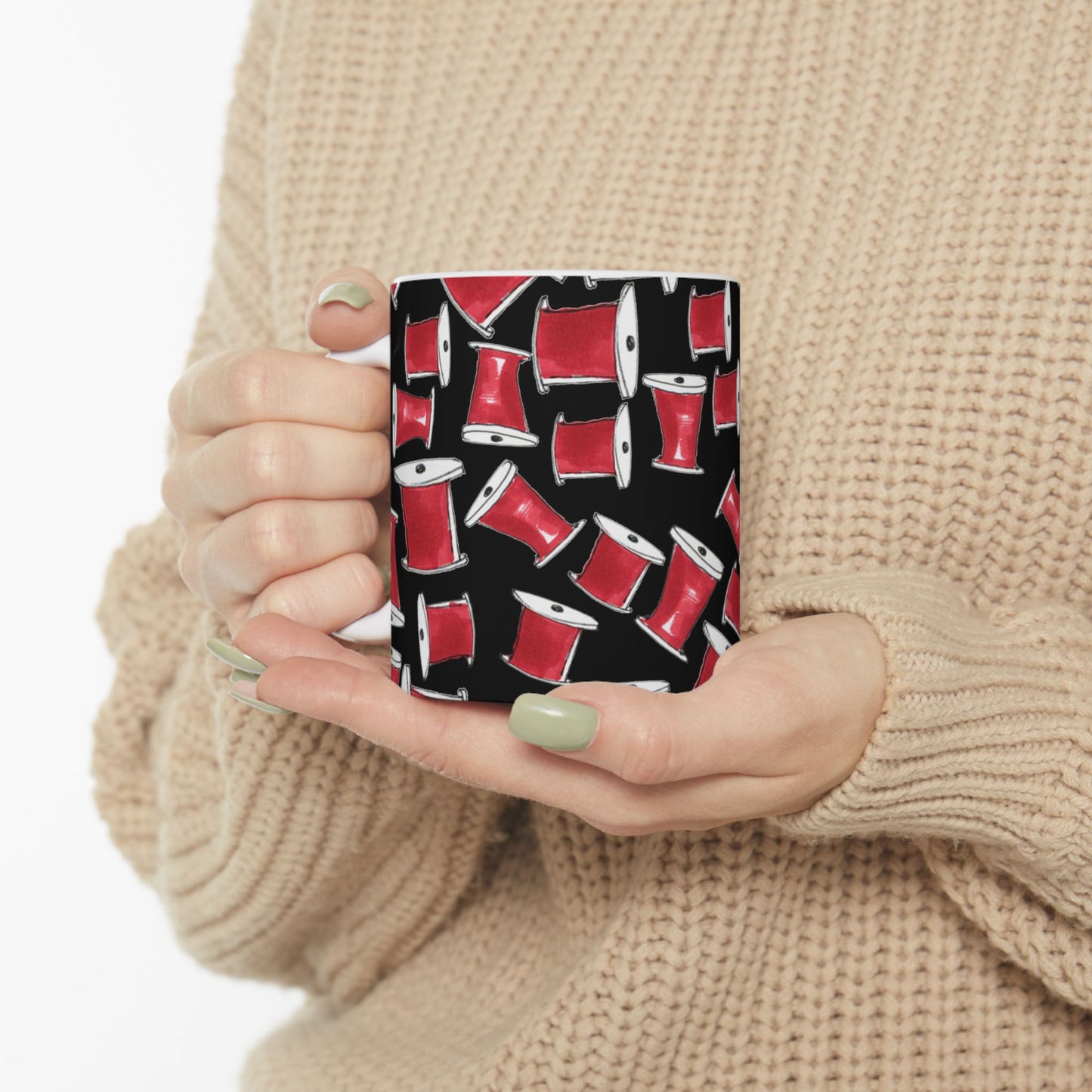 Red Thread Black Cup