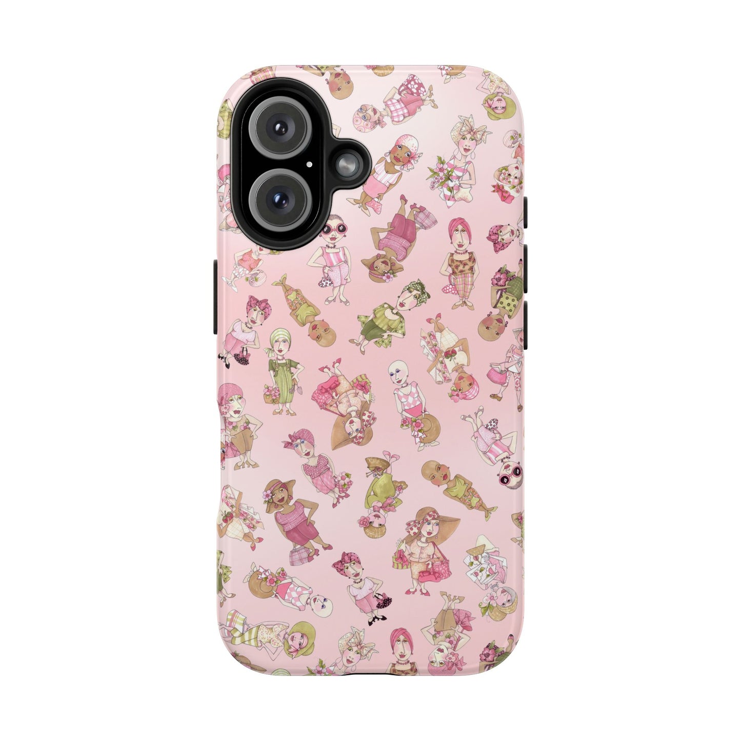 Tossed Ladies Pink Phone Case
